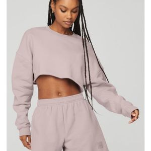 Alo Yoga extreme crop crew neck sweatshirt - New with tag